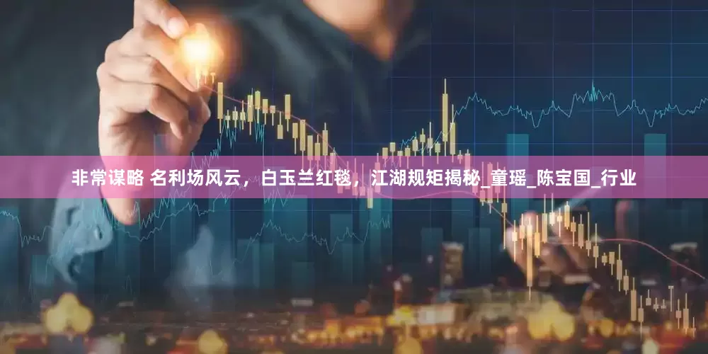 非常谋略 名利场风云，白玉兰红毯，江湖规矩揭秘_童瑶_陈宝国_行业